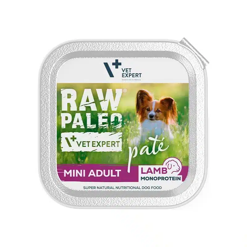 Raw Paleo Adult Mini Breed Lamb - пастет за кучета малки породи с агне