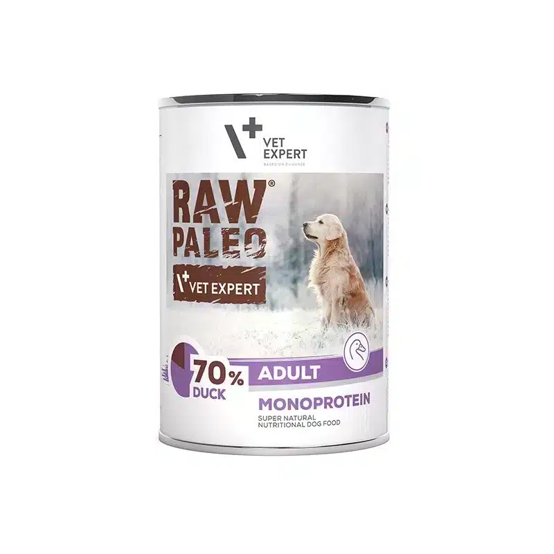 Raw Paleo Adult Dog Duck - консерва за кучета с патица