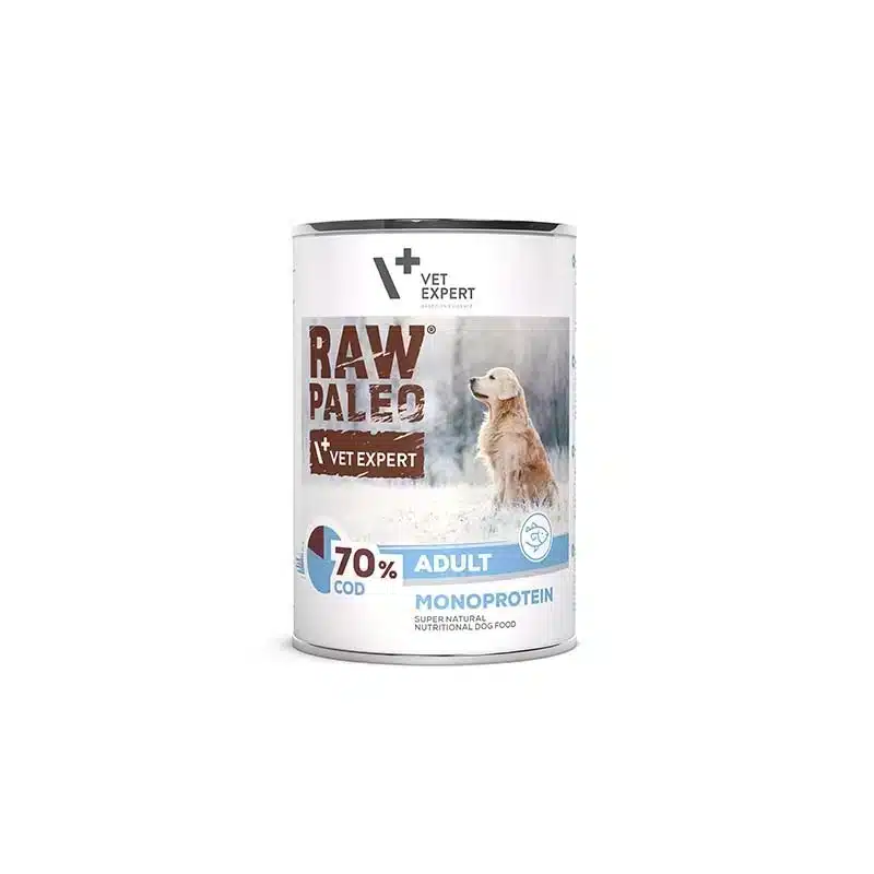 Raw Paleo Adult Dog Cod - консерва за кучета с риба треска