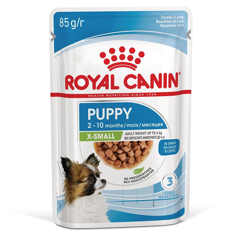 Royal Canin X-Small Puppy - пауч за подрастващи кучета миниатюрни породи
