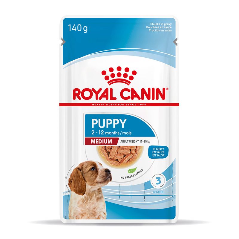 Royal Canin Medium Puppy - пауч за подрастващи кучета средни породи
