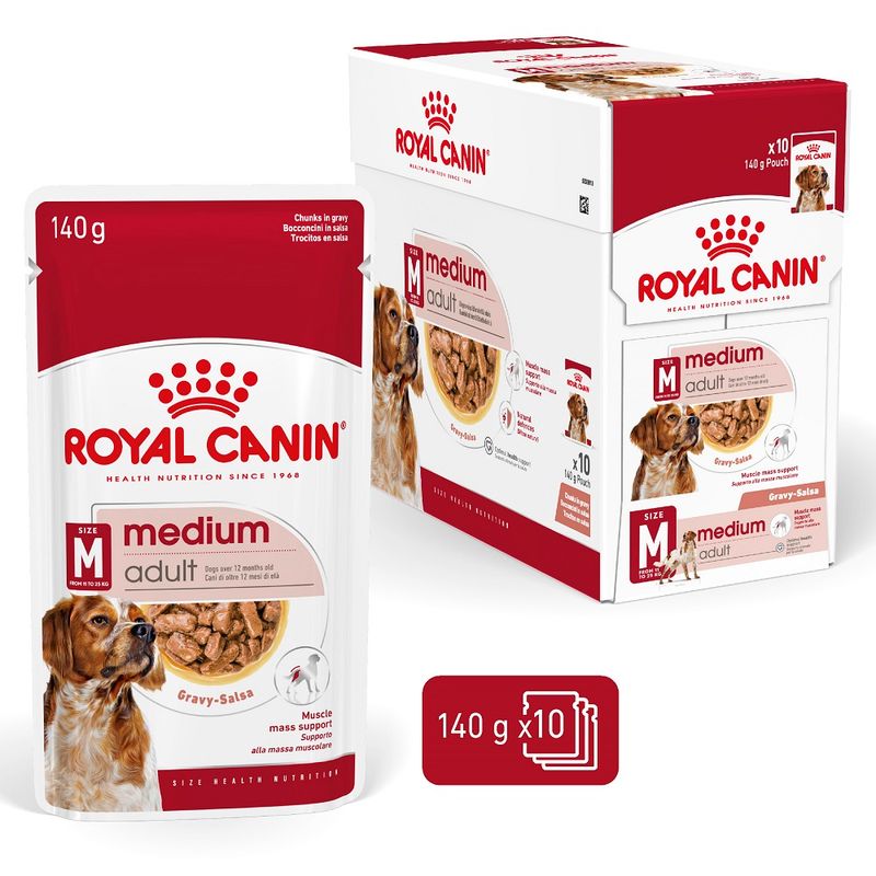 Royal Canin Medium Adult - пауч за кучета средни породи