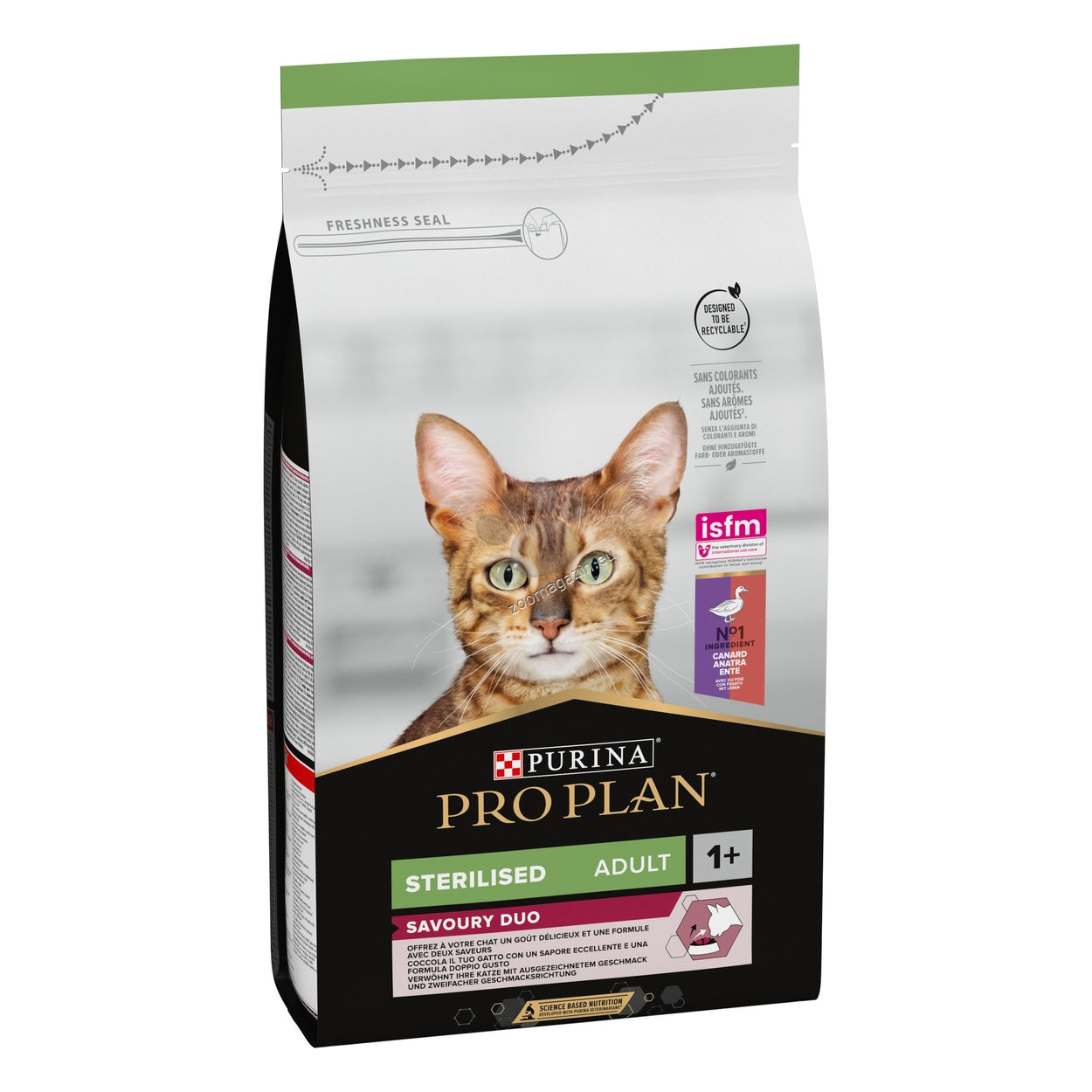 Purina Pro Plan Sterilised Adult Duck - храна за кастрирани котки от 1 до 7 години, с патешко и дроб
