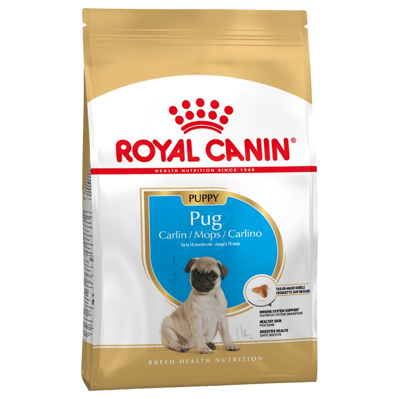 Royal Canin Pug Puppy - храна за подрастващи кучета порода Мопс