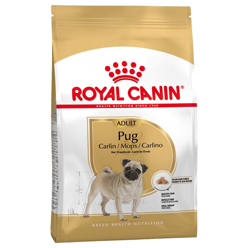 Royal Canin Pug Adult - храна за кучета в зряла възраст порода Мопс