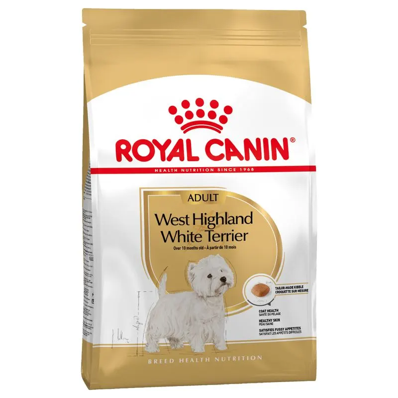 Royal Canin West Highland White Terrier Adult - храна за кучета в зряла възраст порода Уестхайленд уайт териер