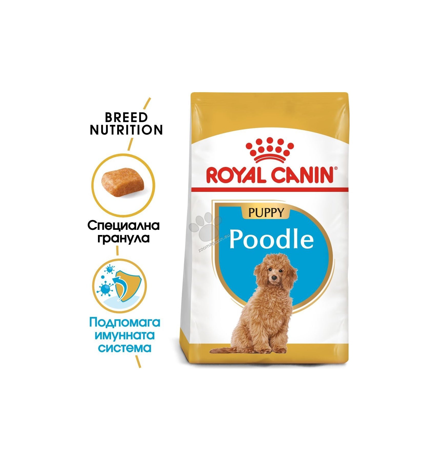 Royal Canin Poodle Puppy - храна за подрастващи кучета порода Пудел