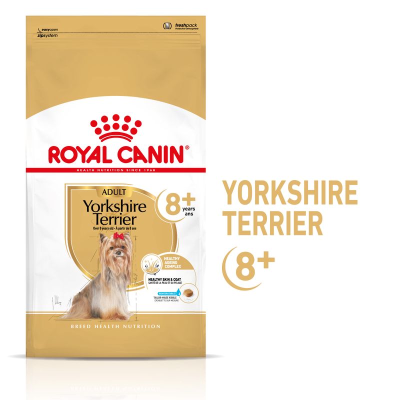 Royal Canin Yorkshire Terrier Adult 8+ - храна за възрастни кучета порода Йоркширски териер