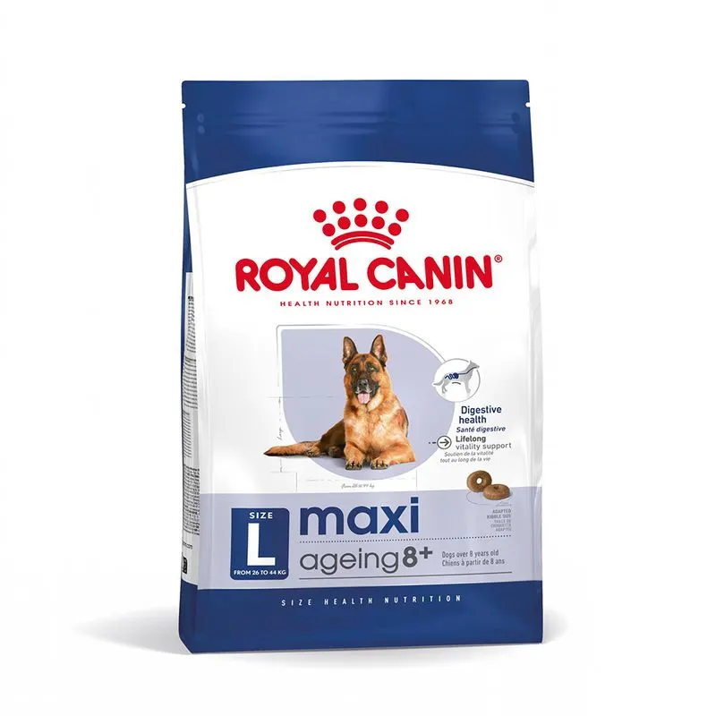 Royal Canin Maxi Ageing 8+ - храна за възрастни кучета, едри породи (26-44 кг)