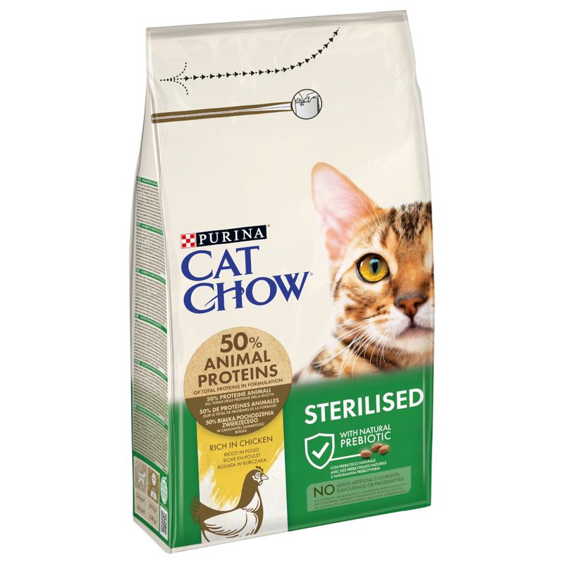 Purina Cat Chow Special Care Sterilised Chicken - храна за кастрирани котки над 12 месеца, с пиле