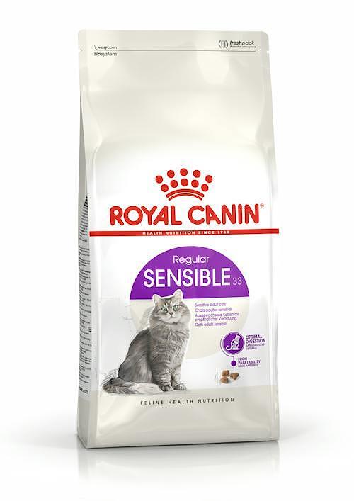 Royal Canin Sensible 33 - храна за котки с чувствително храносмилане