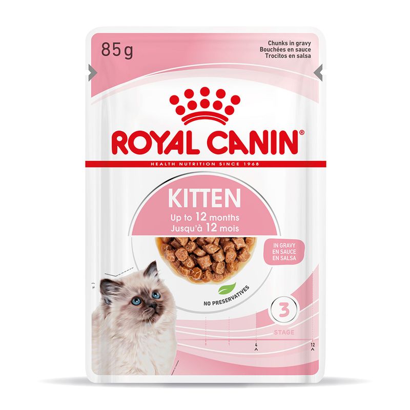 Royal Canin Kitten in Gravy - пауч за котенца, хапки в сос