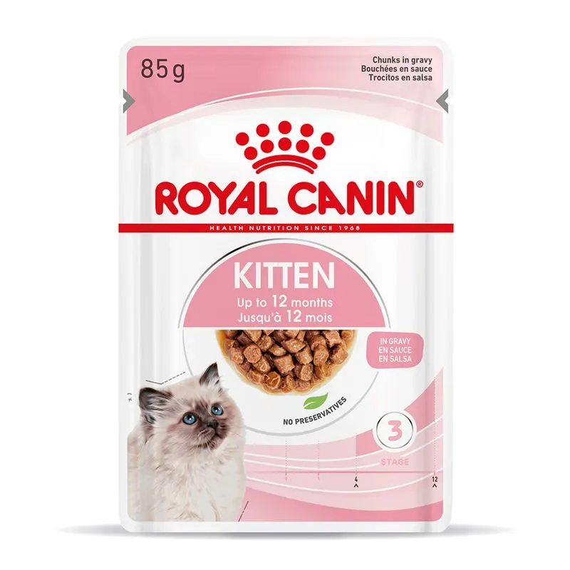 Royal Canin Kitten in Gravy - пауч за котенца, хапки в сос