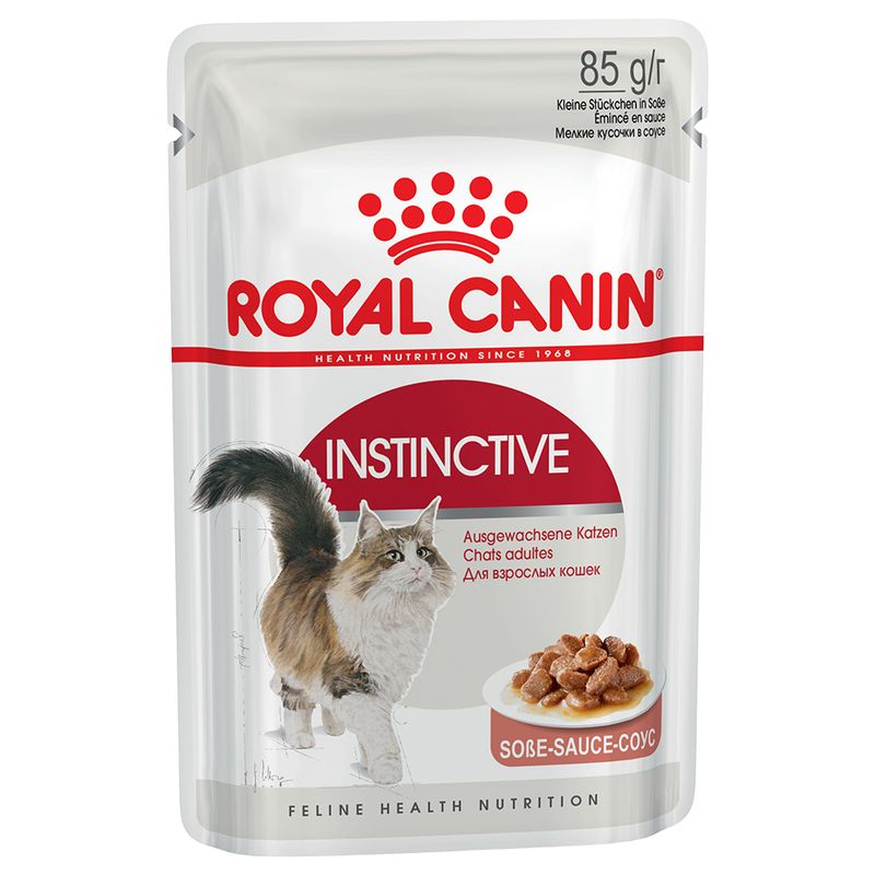 Royal Canin Instinctive in Gravy - пауч за котки, хапки в сос