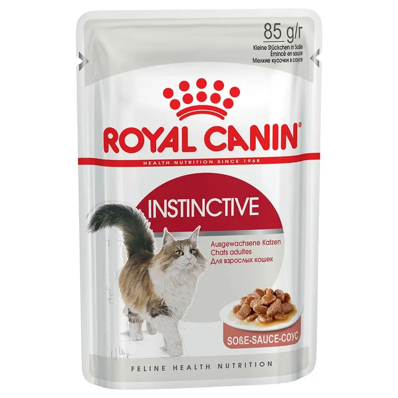 Royal Canin Instinctive in Gravy - пауч за котки, хапки в сос