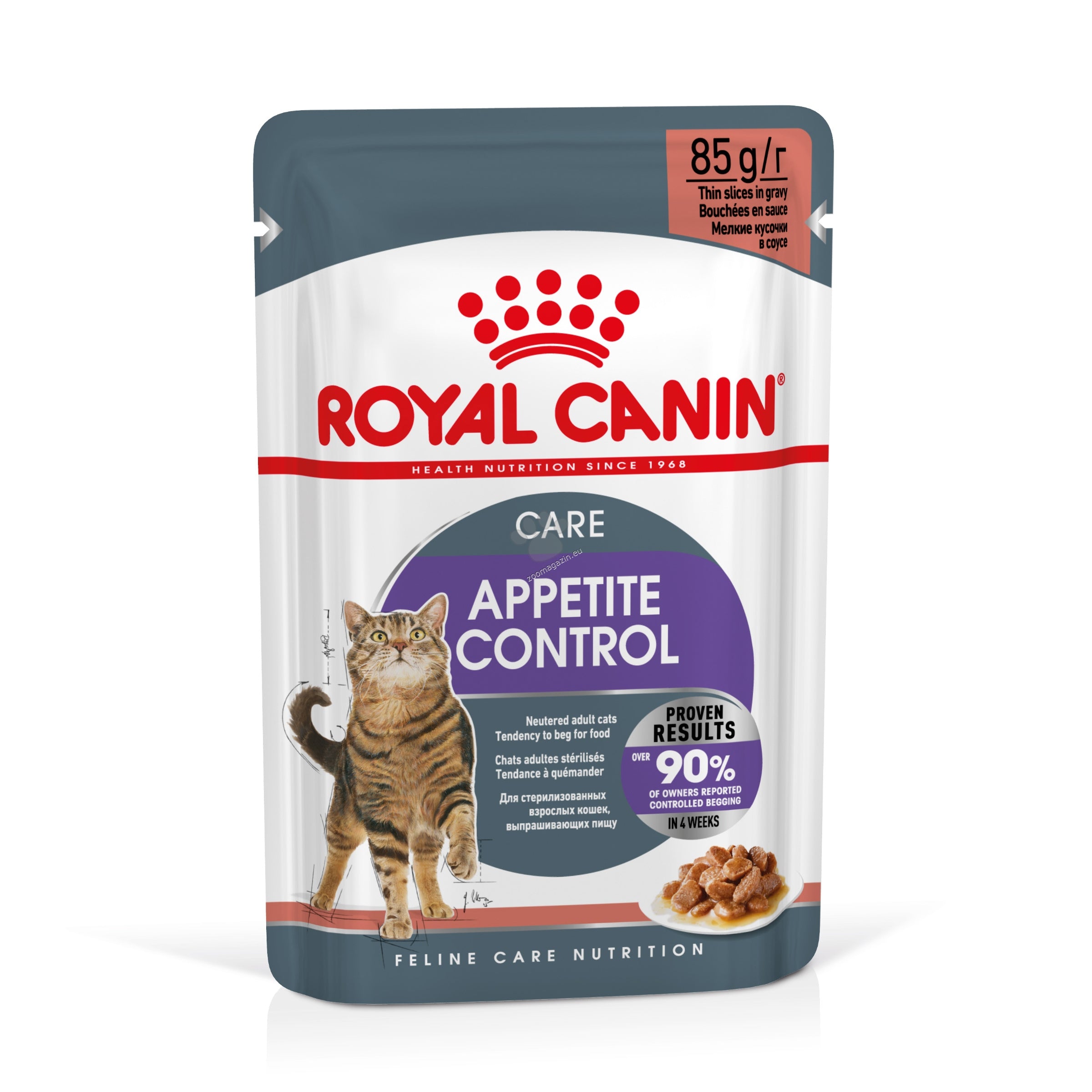 Royal Canin Appetite Control Care - пауч за кастрирани котки с постоянен апетит