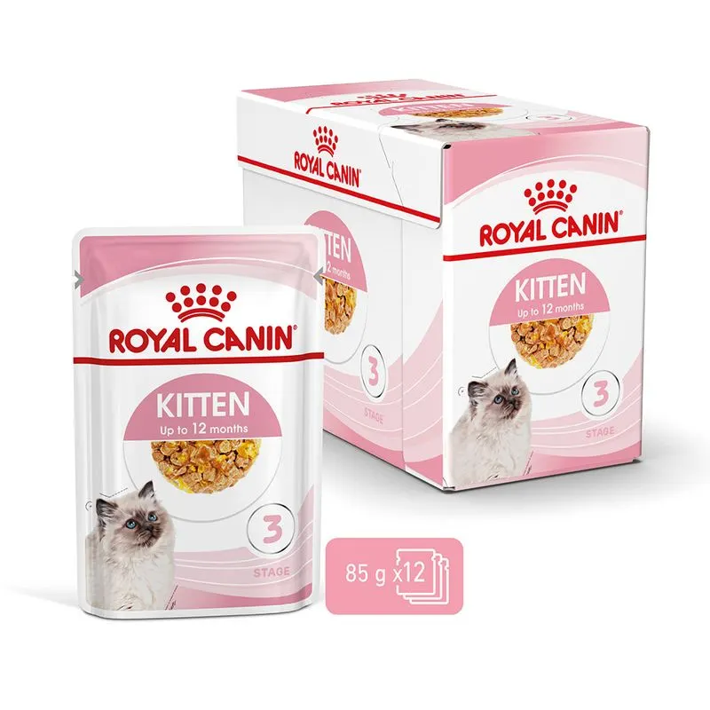 Royal Canin Kitten in Jelly - пауч за котенца, парченца в желе