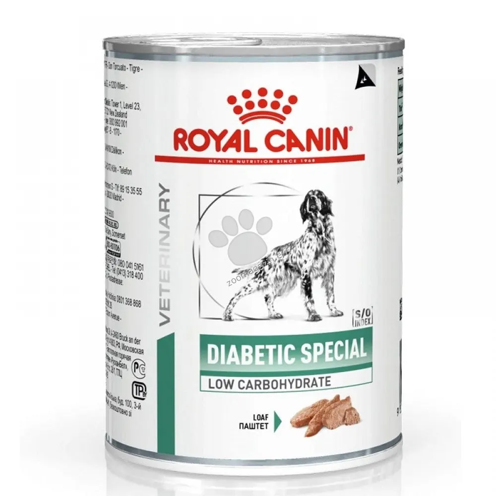 Royal Canin Veterinary Diabetic Low Carbohydrate - консерва за кучета при диабет