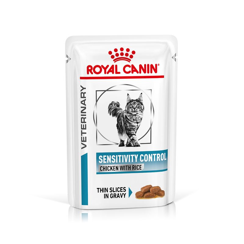 Royal Canin Veterinary Sensitivity Control Chicken & Rice - пауч за котки при хранителна непоносимост