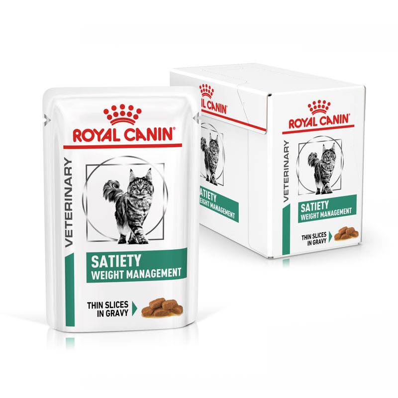 Royal Canin Veterinary Satiety Weight Management - пауч за котки за контрол на теглото