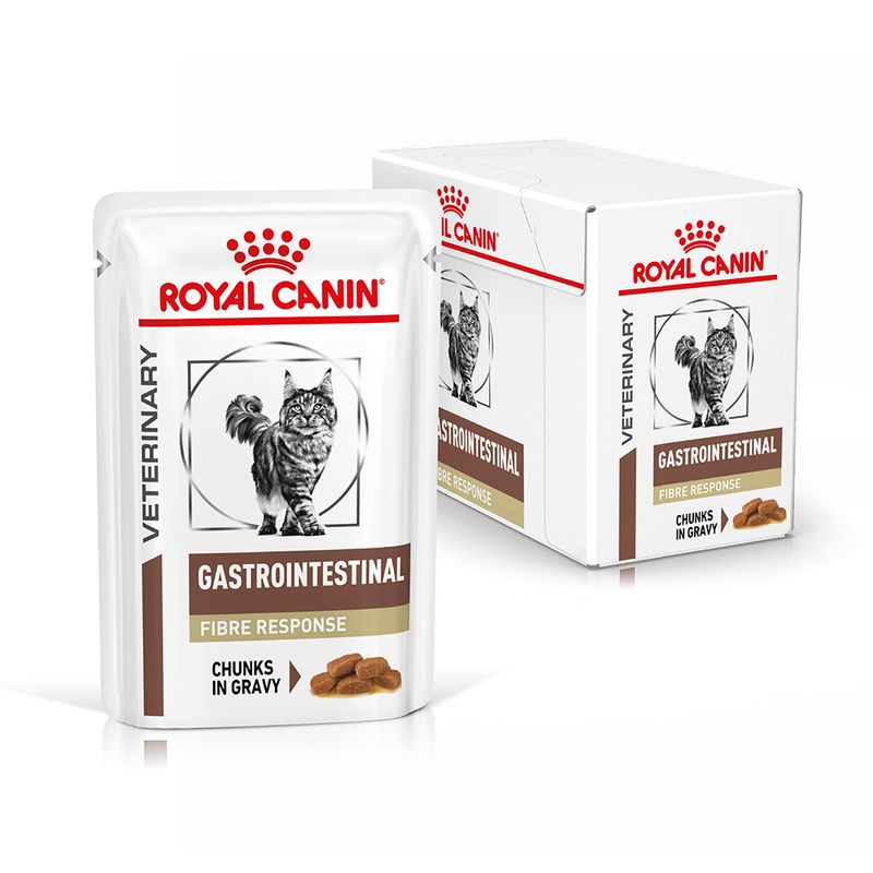 Royal Canin Veterinary Gastrointestinal Fibre Response - пауч за котки с високи фибри