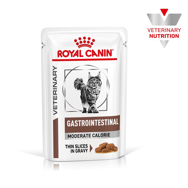 Royal Canin Veterinary Gastrointestinal Moderate Calorie - пауч за котки, умерени калории