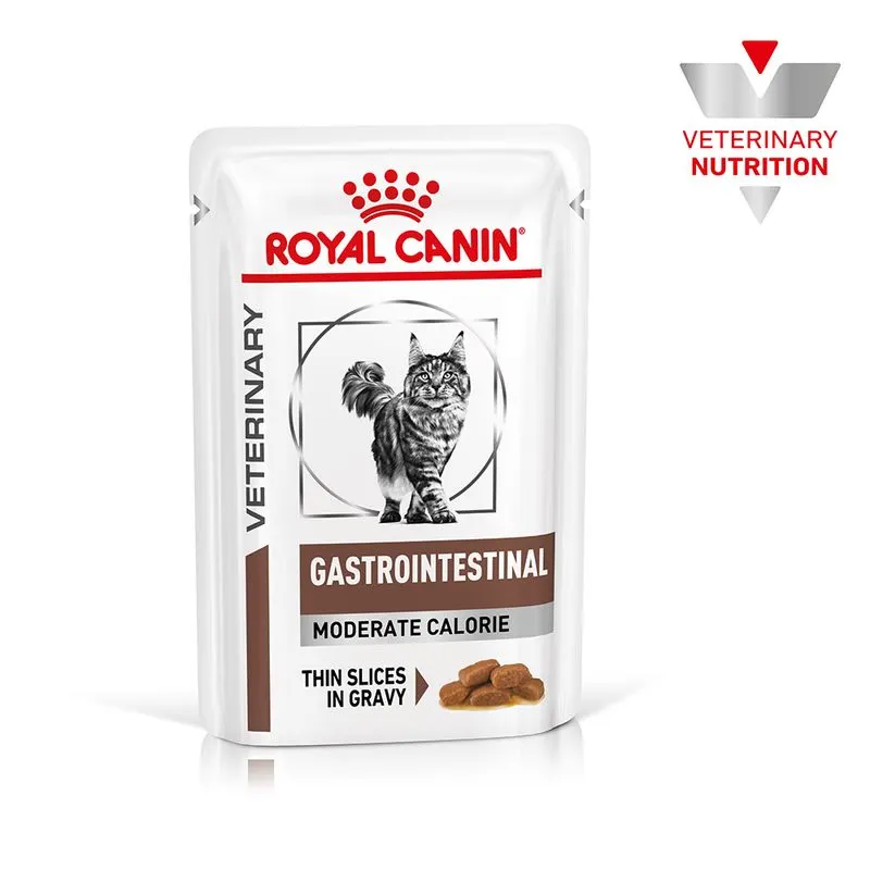 Royal Canin Veterinary Gastrointestinal Moderate Calorie - пауч за котки, умерени калории