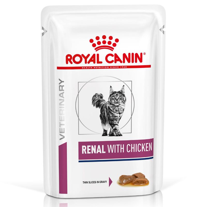 Royal Canin Veterinary Renal Chicken - пауч за котки с бъбречна недостатъчност, с пилешко