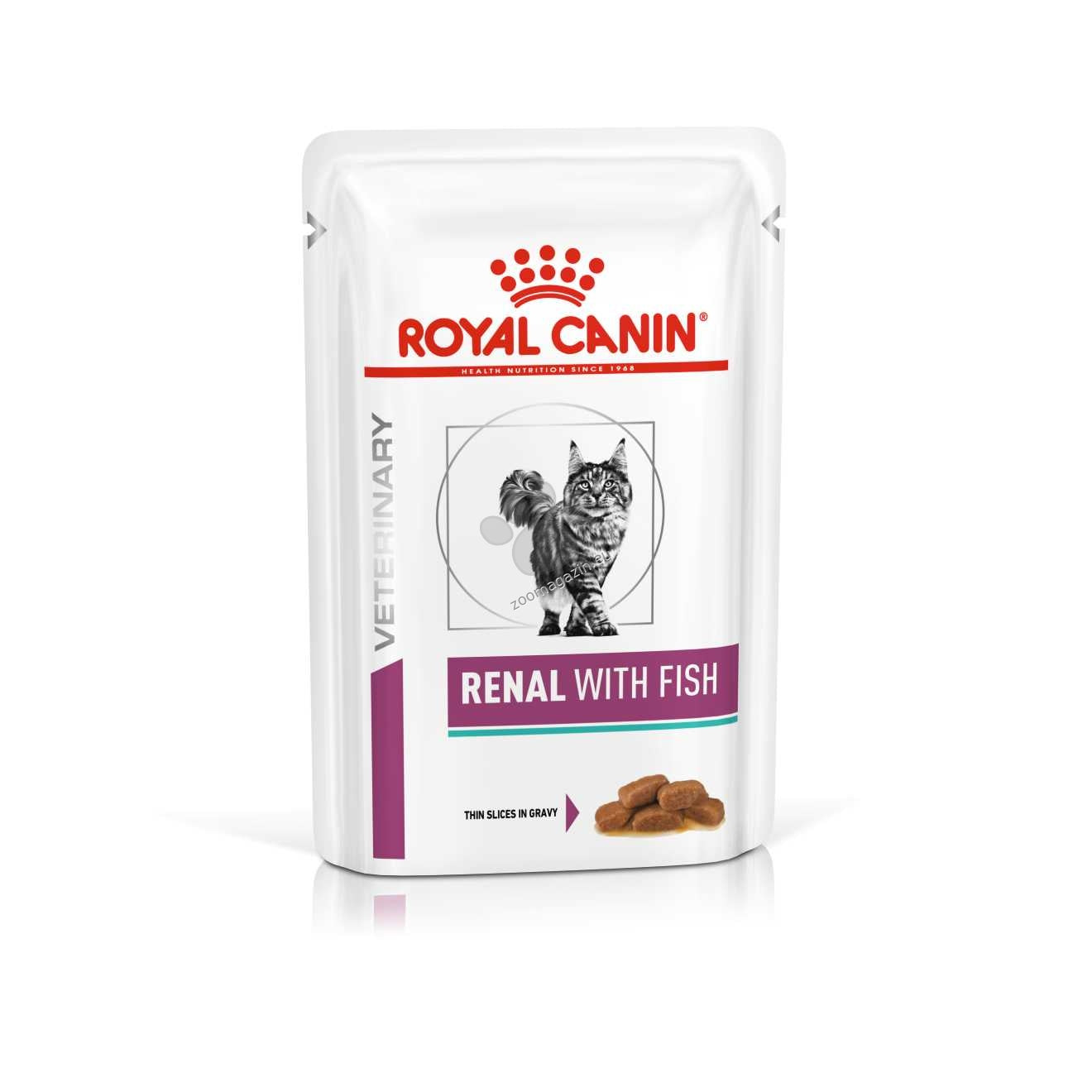 Royal Canin Veterinary Renal Tuna - пауч за котки с бъбречна недостатъчност, с риба тон