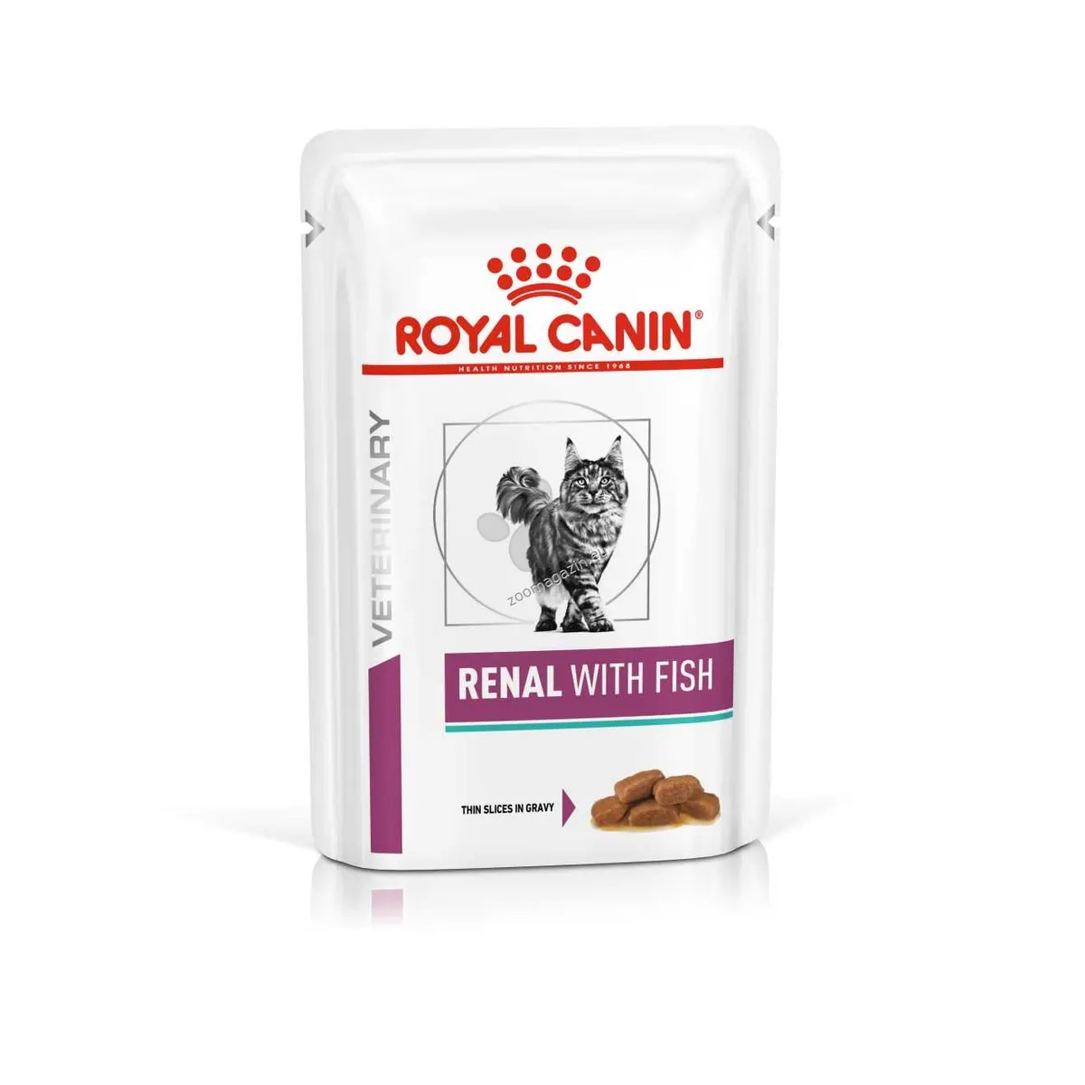 Royal Canin Veterinary Renal Tuna - пауч за котки с бъбречна недостатъчност, с риба тон