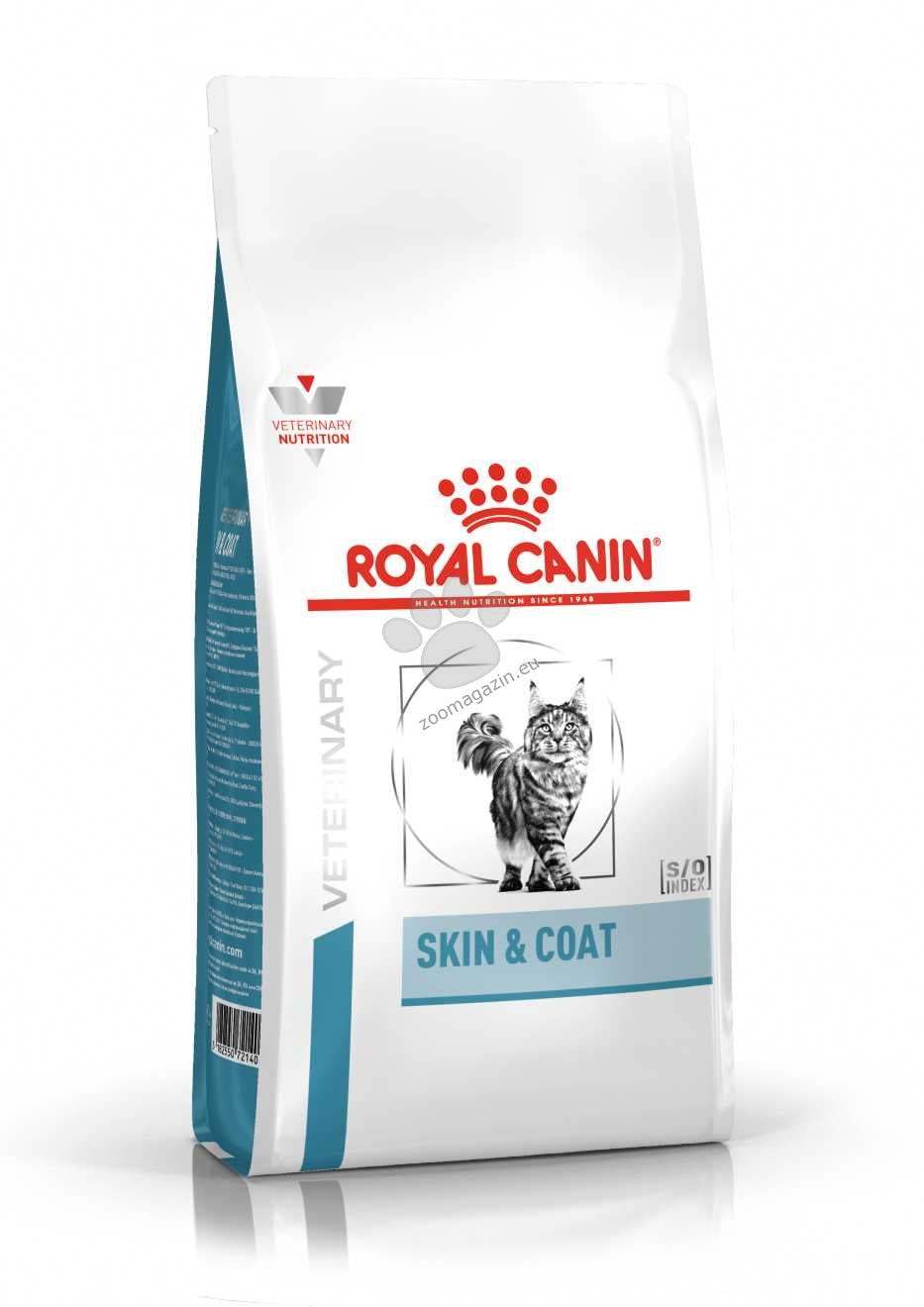 Royal Canin Veterinary Skin & Coat - лечебна храна за котки с чувствителна кожа и козина