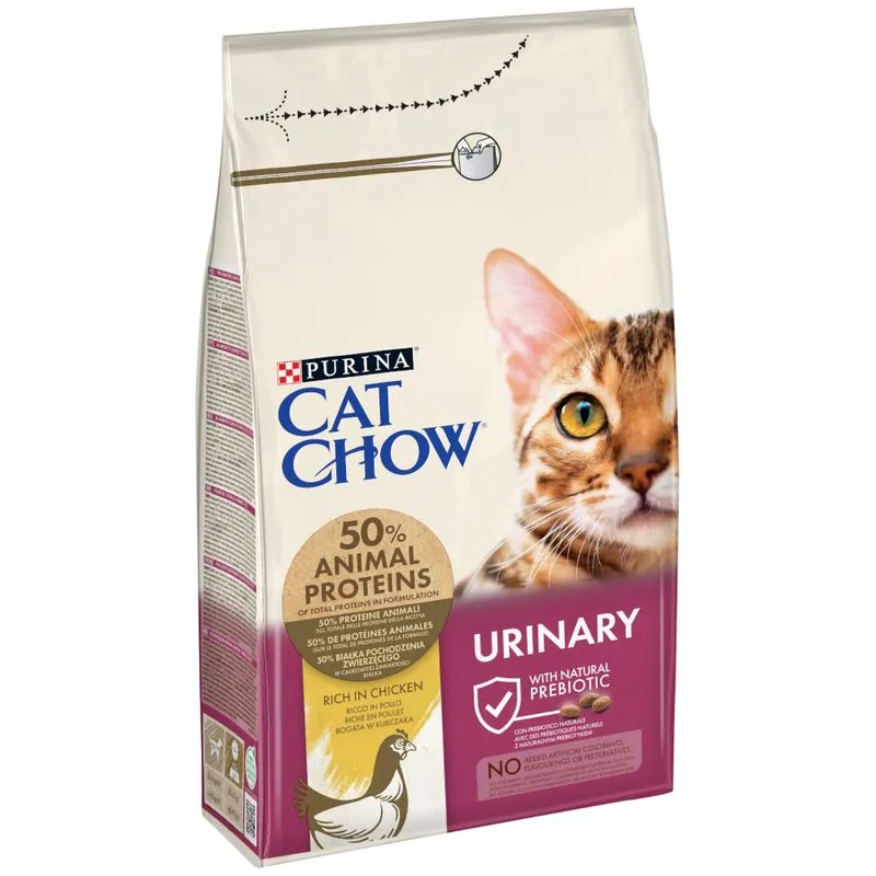 Purina Cat Chow Special Care Urinary Chicken - храна за котки над 12 месеца за поддържане на уринарния тракт, с пиле