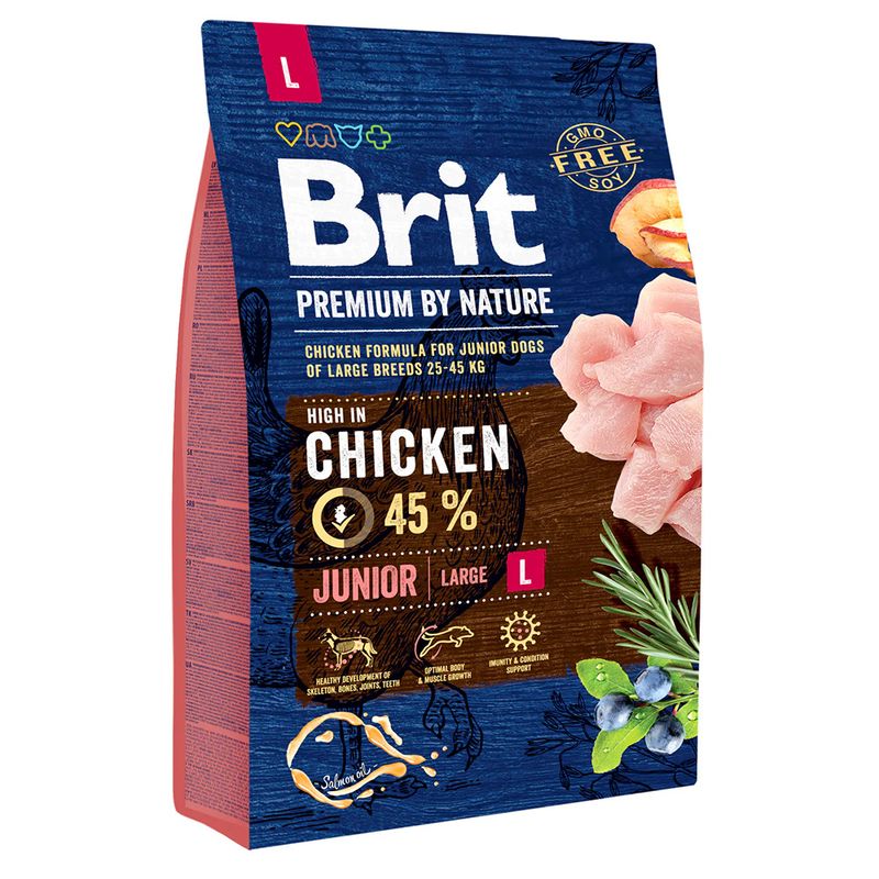 Brit Care Dog Sustainable Junior Large Breed - храна за подрастващи кучета големи породи с високоусвоим протеин от насекоми и пиле