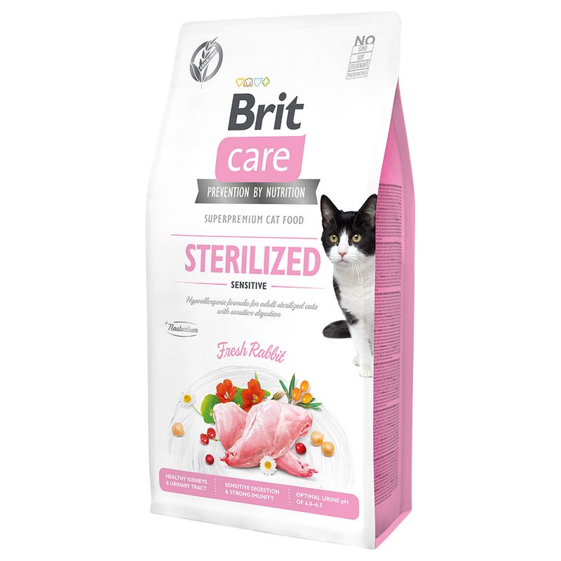 Brit Care Dog Grain-Free Sensitive - храна за чувствителни кучета с хранителна непоносимост, с еленско месо и картофи