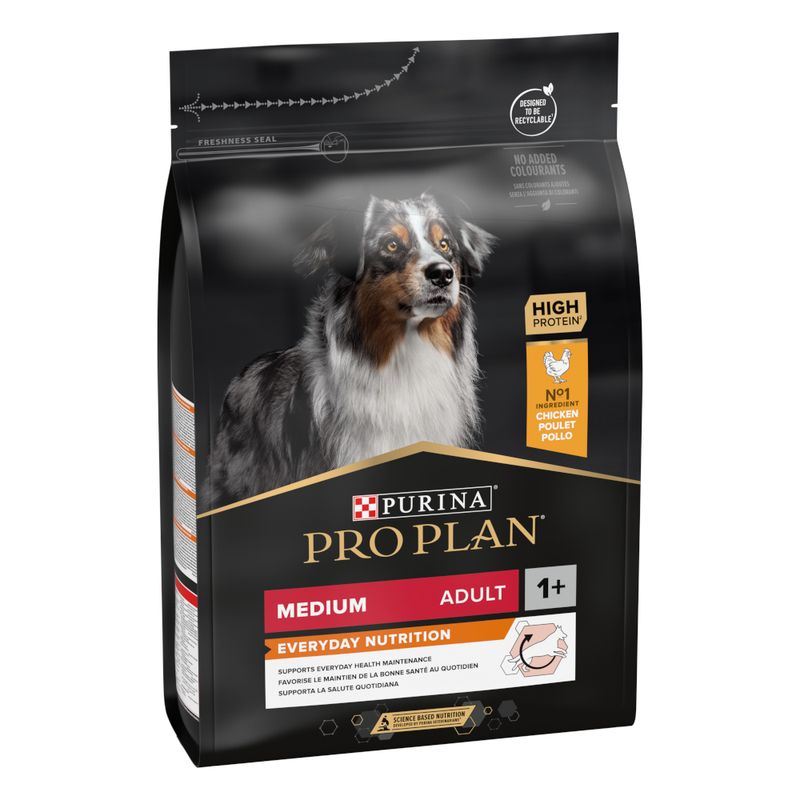Purina Pro Plan Medium Adult Everyday Nutrition Chicken - храна за кучета средни породи (10-25 кг.), над 12 месеца, с пиле