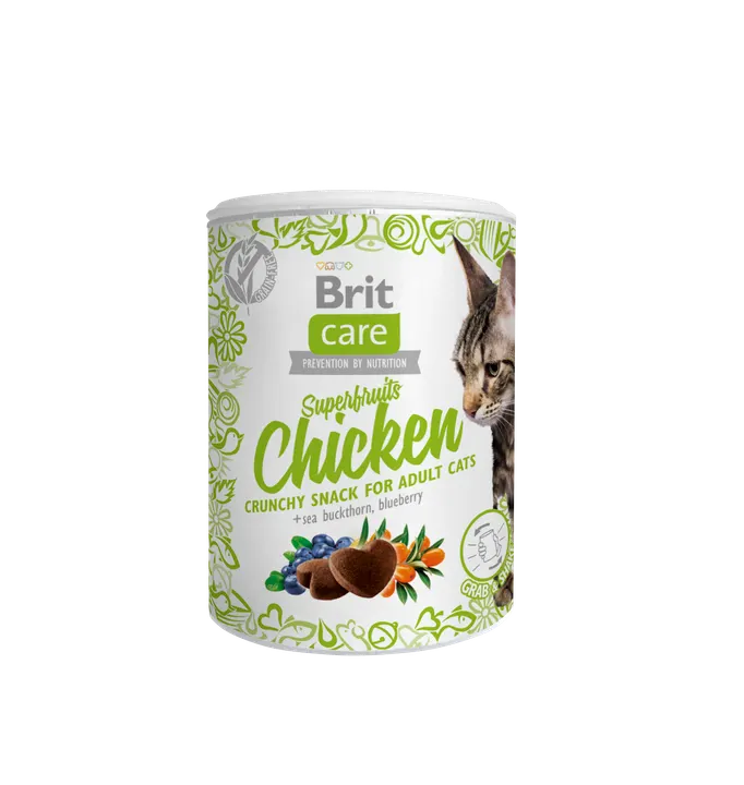 Brit Care Cat Snack Superfruits Chicken - лакомство за котки с пиле