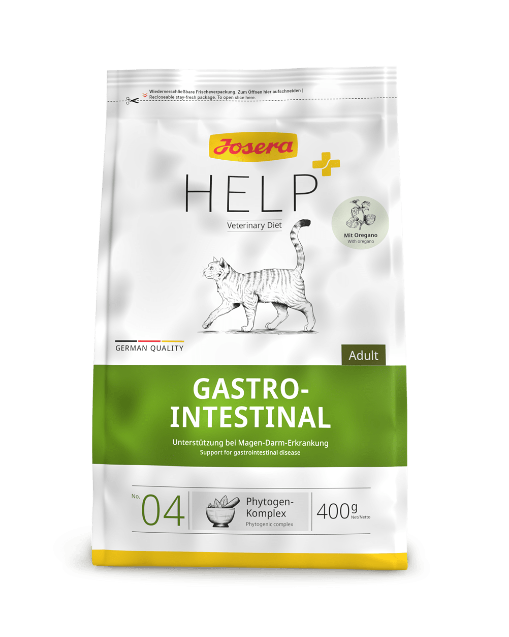 Josera Help Cat Gastrointestinal - високоусвоима диетична храна за котки със стомашно-чревни проблеми