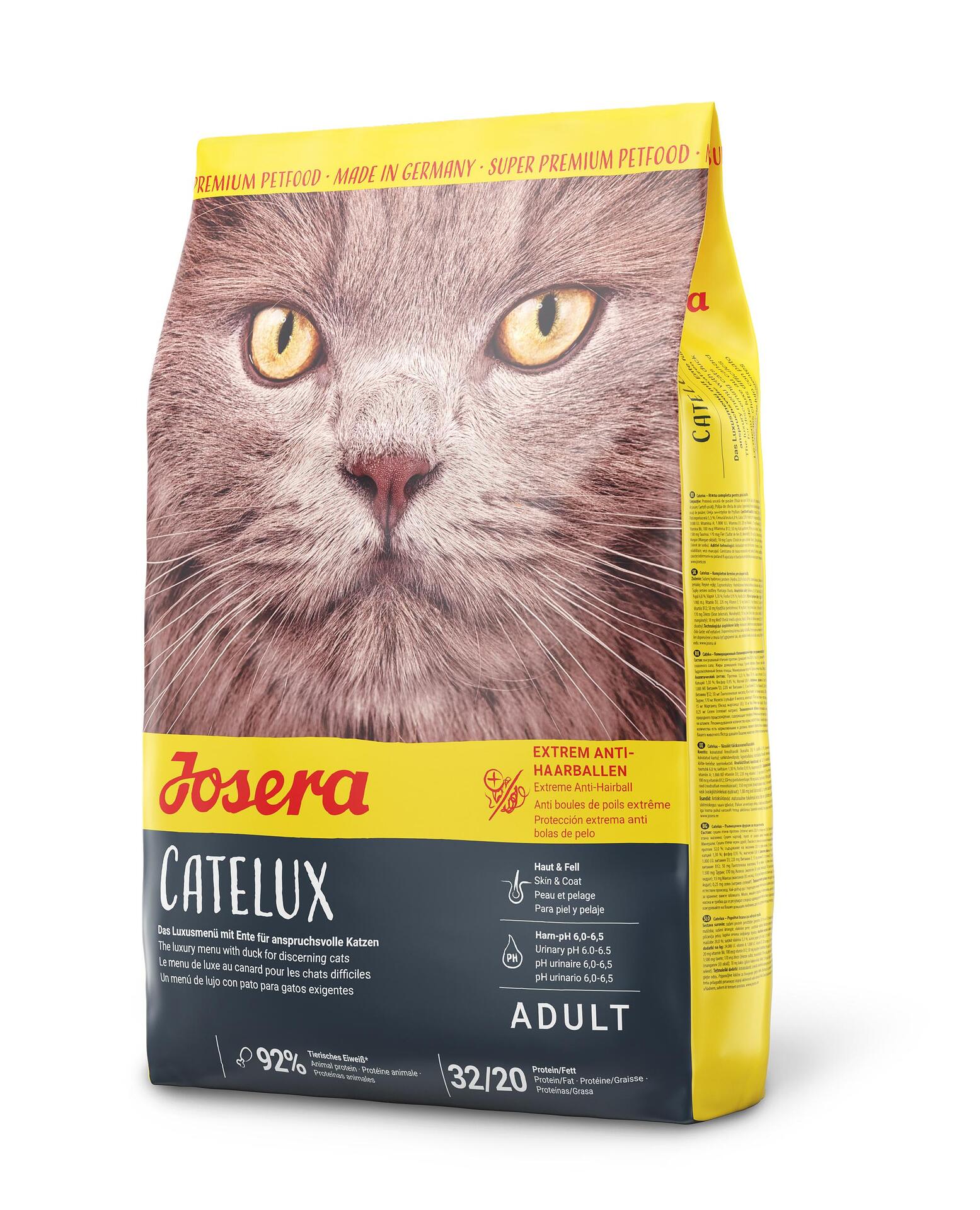 Josera Cat Catelux - храна за котки против образуването на космени топки