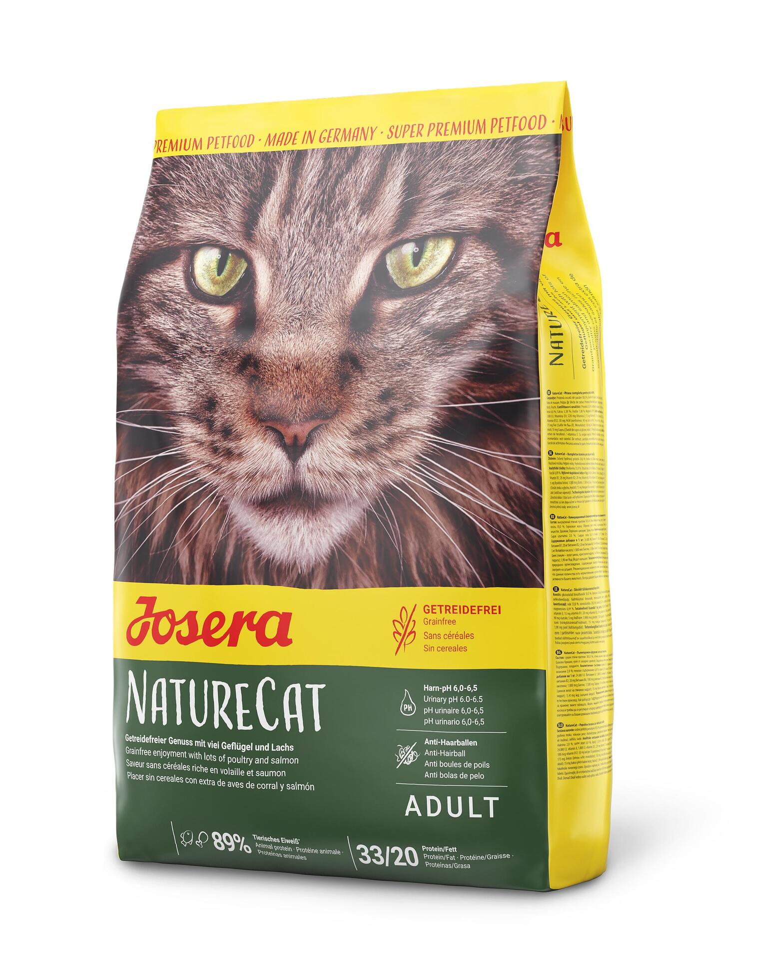 Josera Cat Nature Grainfree Chicken Salmon - храна за котки с пилешко и сьомга