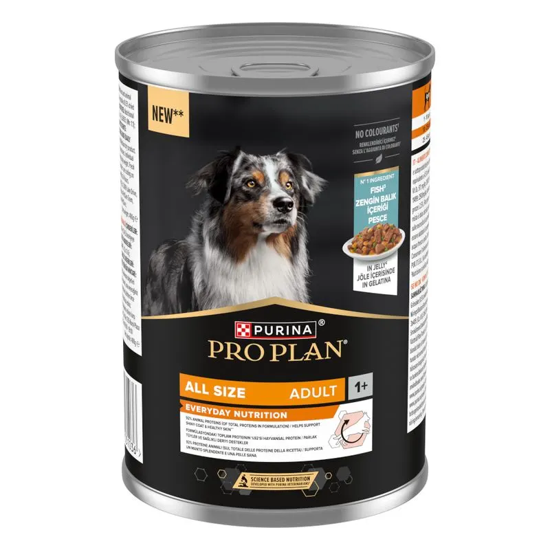 Purina Pro Plan Adult Dog Everyday Nutrition Fish - консерва в желе за кучета всички породи, с риба