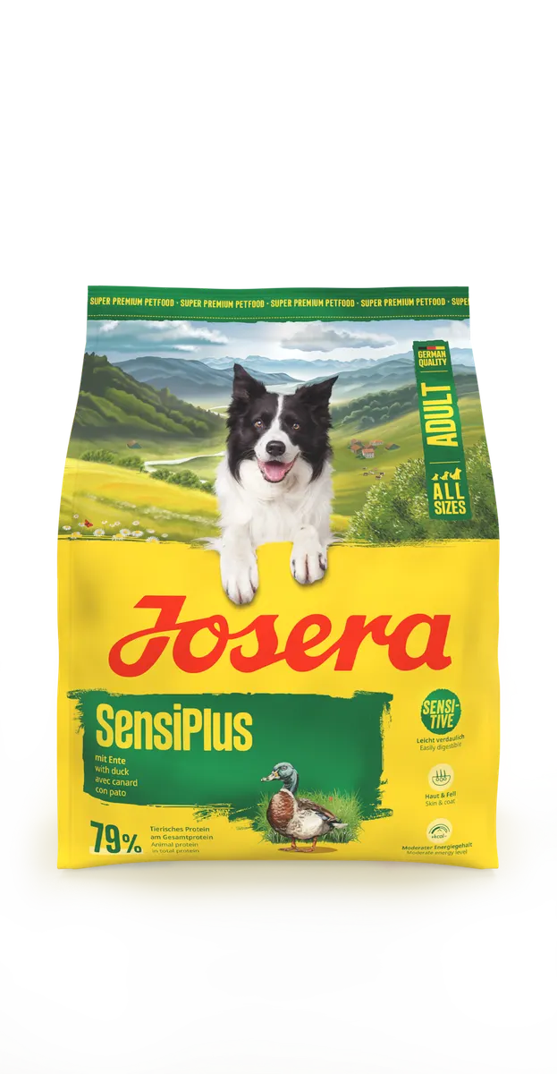 Josera Dog Adult Sensi Plus Duck - храна за кучета с чувствителен храносмилателен тракт с патица