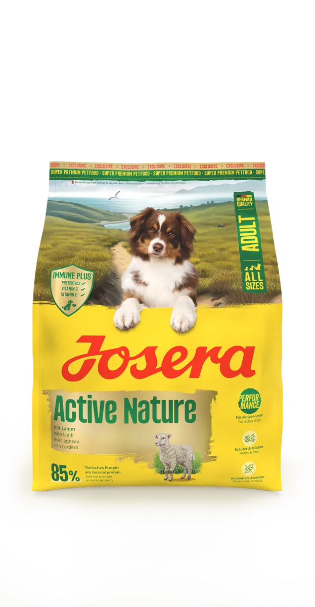 Josera Dog Active Nature - храна за активни и спортуващи кучета с агне