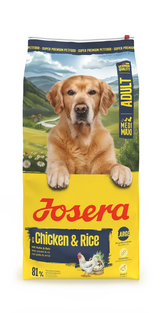 Josera Dog Adult Large Breed Chicken Rice - храна за кучета едри породи с пиле и ориз
