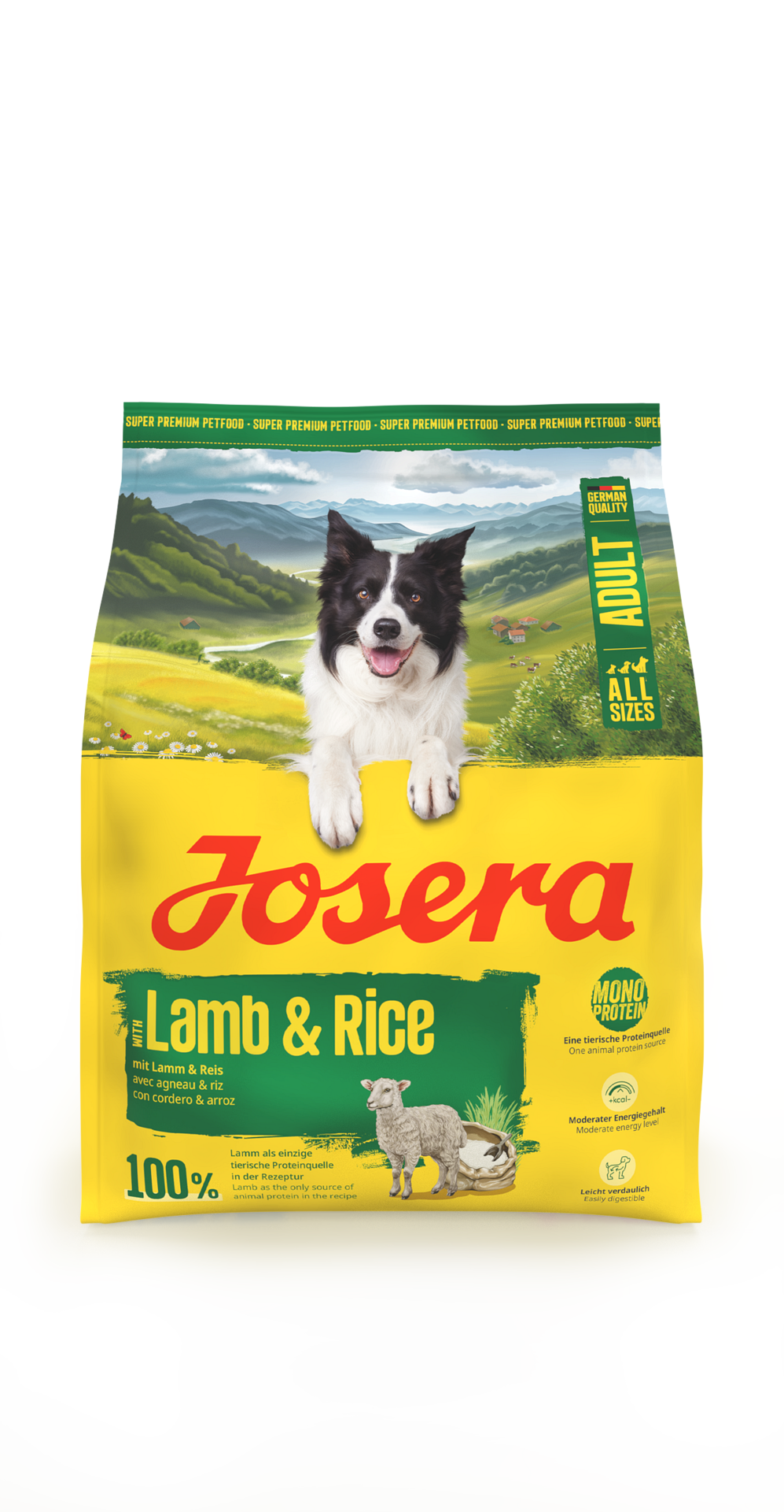 Josera Dog Adult Lamb Rice - храна за кучета с агнешко и ориз