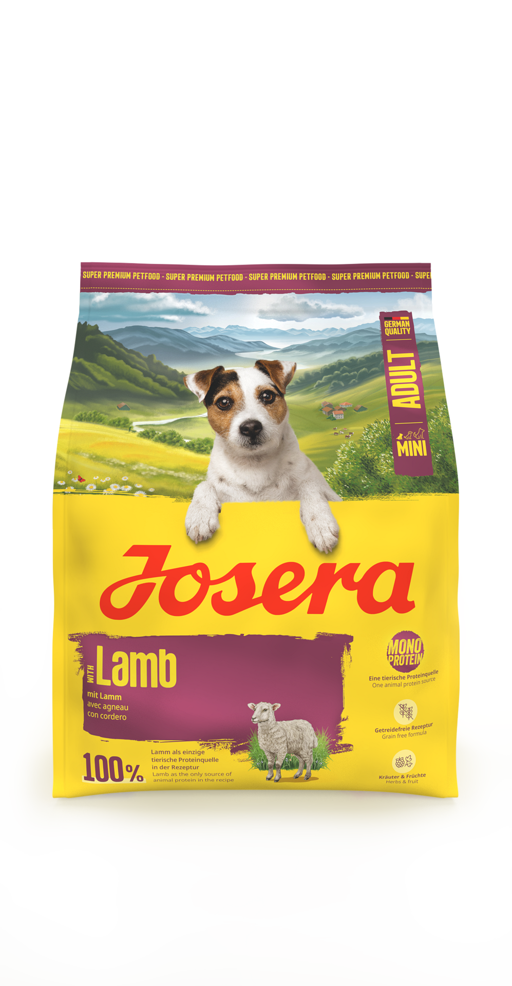 Josera Dog Mini Adult Lamb - храна за кучета дребни породи с агне