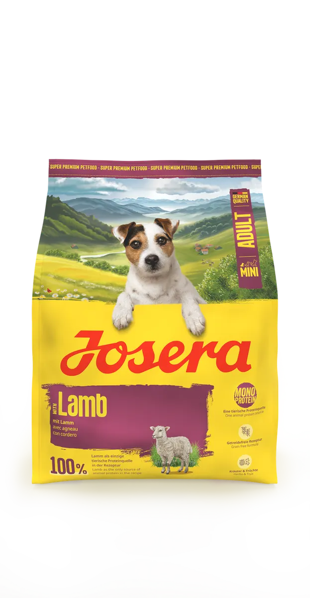 Josera Dog Mini Adult Lamb - храна за кучета дребни породи с агне
