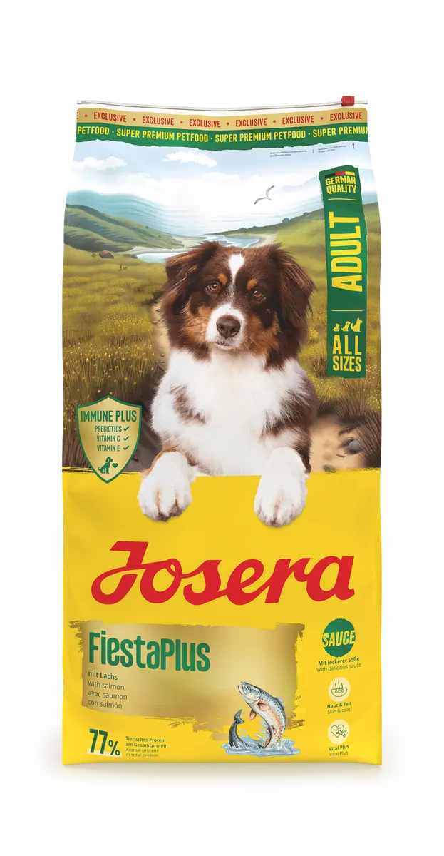Josera Dog Adult Fiesta Plus - храна за капризни кучета всички породи със сьомга
