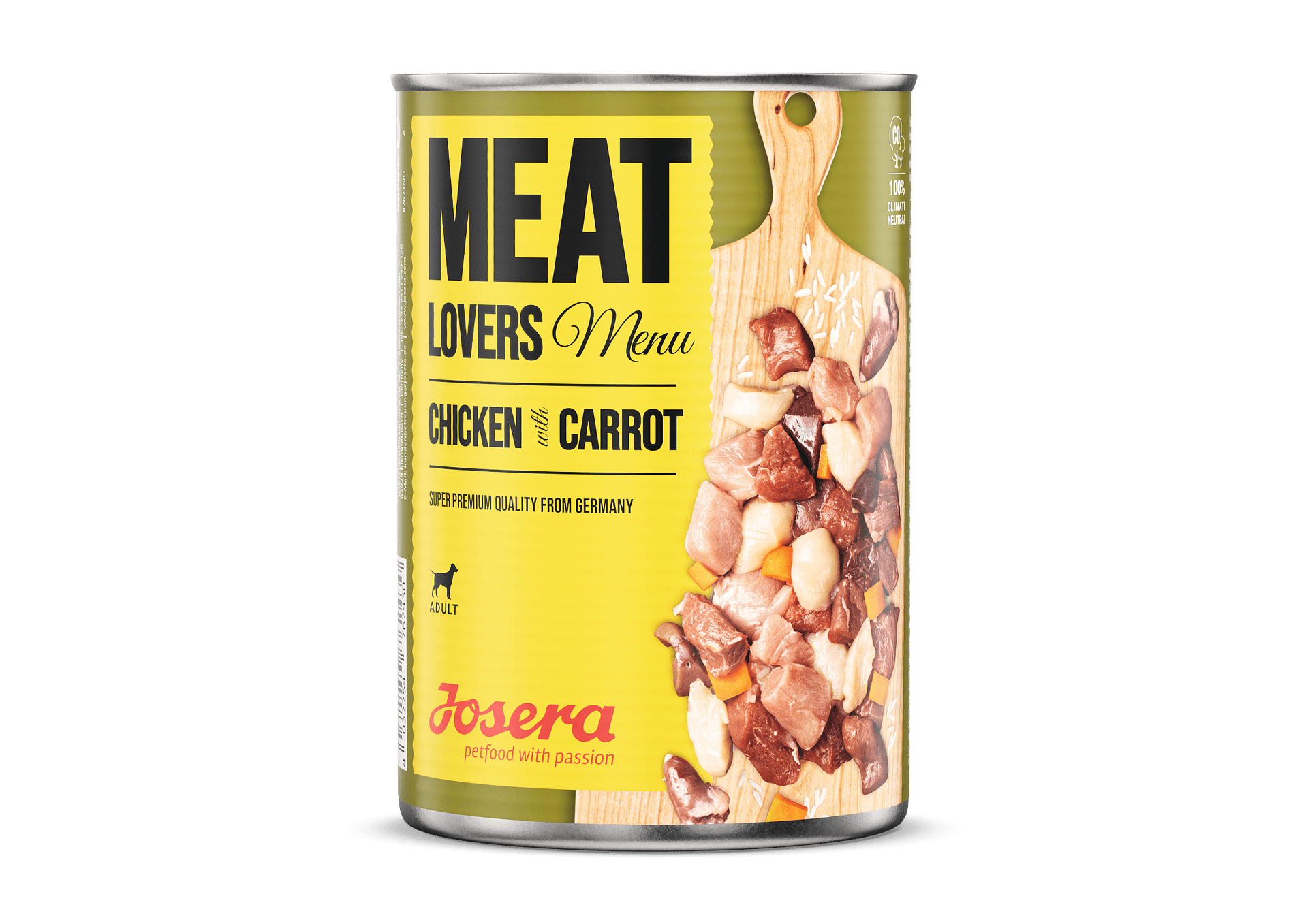 Josera Dog Meat Lovers Menu - консерва за кучета с пиле и моркови