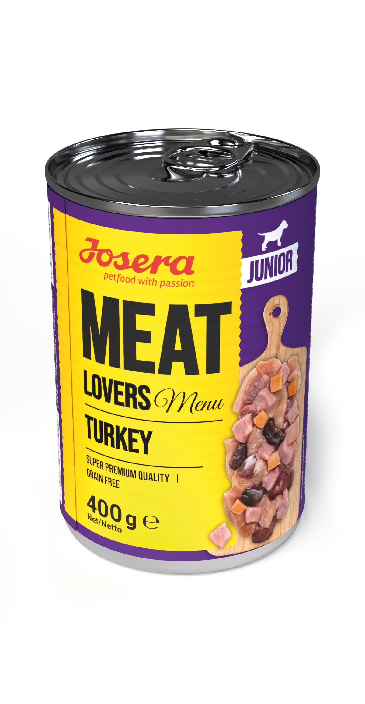 Josera Junior Dog Meat Lovers Menu - консерва за подрастващи кучета с пуйка