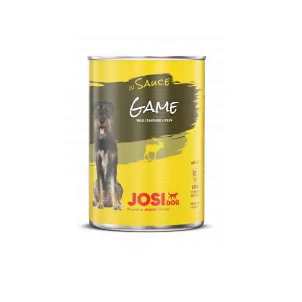 Josidog Game - консерва за кучета с дивеч в сос, 3 бр. х 415 гр.